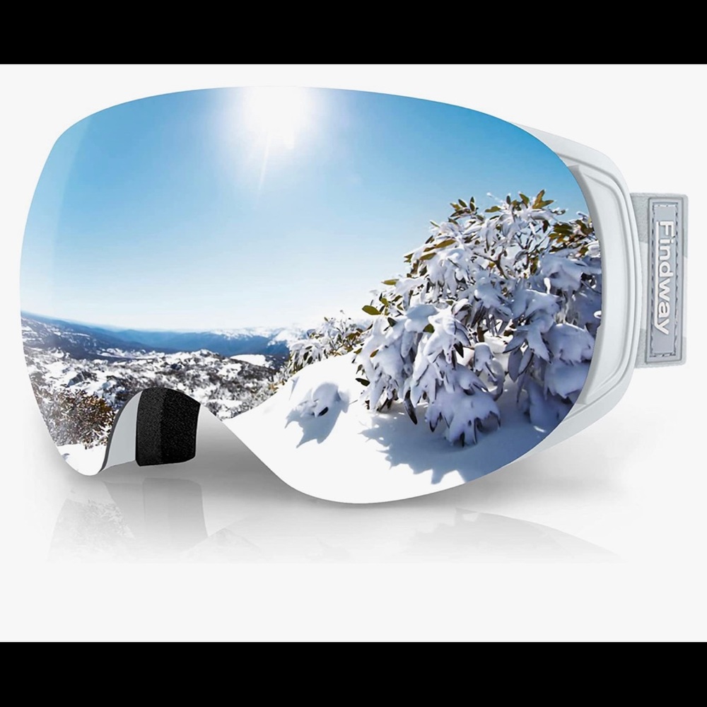 NWT Ski Goggles Pro 100% UV 400 Protection-Interchangeable Lens, MULTI COLORS